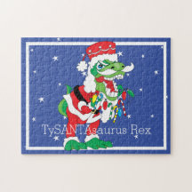 Julpussel TySANTAsaurus Rex Personalize