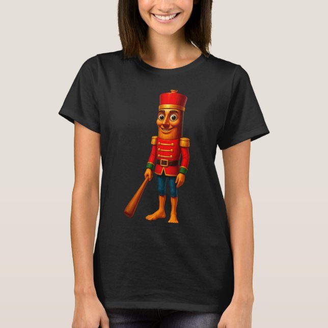 Julpyjamas för barn Tung Sahur nötknäppare Brainr T Shirt (Framsida)