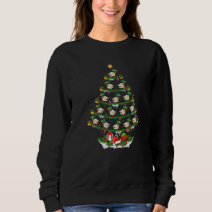 Julpyjamas för familjen julmatchande anka julgran t shirt