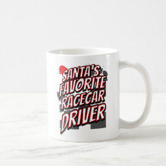 Julracing för Santa's favorit racerförare julracin Kaffemugg