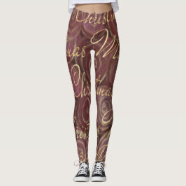 Julräknare och Guld Leggings