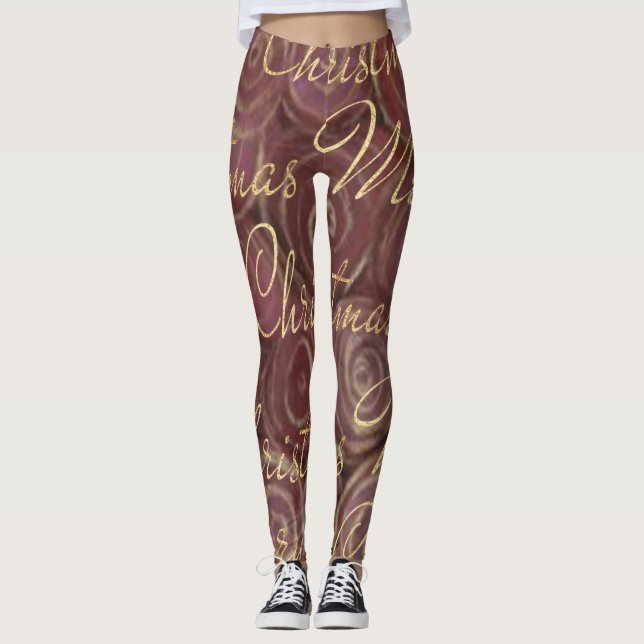 Julräknare och Guld Leggings (Framsida)