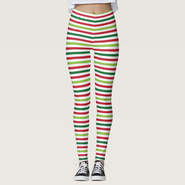 Julränder Leggings (Framsida)