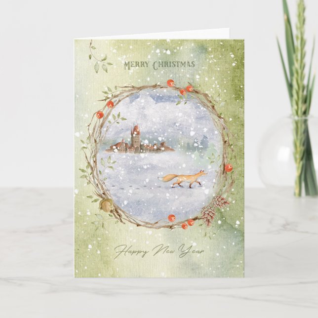 Julräv Helgkort (Framsida)