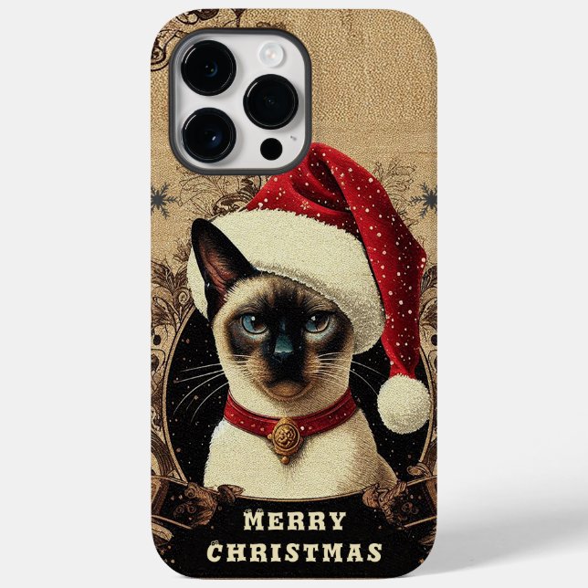 Julregal Siamese Cat, Julafton Santa Kitten (Baksida)