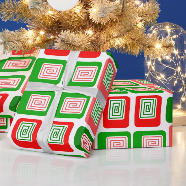 Julrektanglar Presentpapper (Helgdagar)