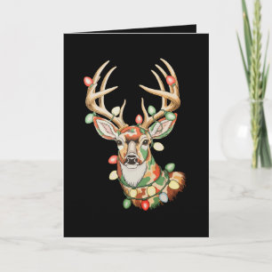 Julren Camo Hjort Semester Jakt Jul Kort