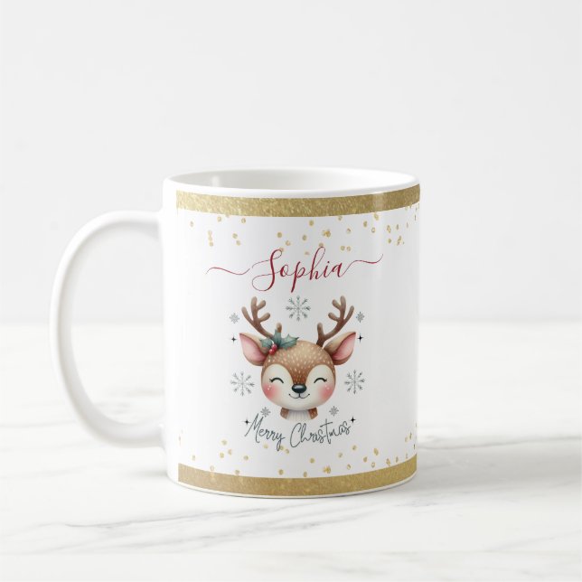 Julren Face Holiday Present Kaffemugg (Vänster)
