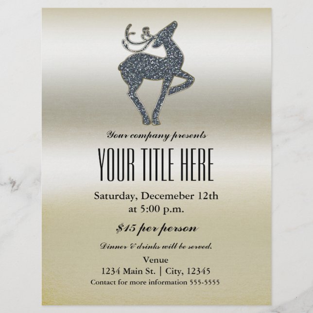 Julren Flygblad för Högtidsfest (Framsidan)