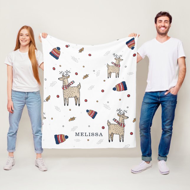 Julren Hats Rustic Personlig Fleecefilt (På plats)