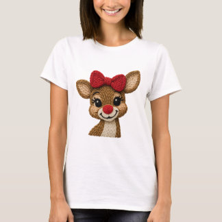 Julren Jultröja – Söt Rudolf-Inspirerad T Shirt
