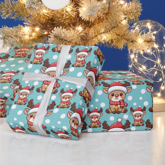 Julren med jultomtehatt presentpapper (Helgdagar)
