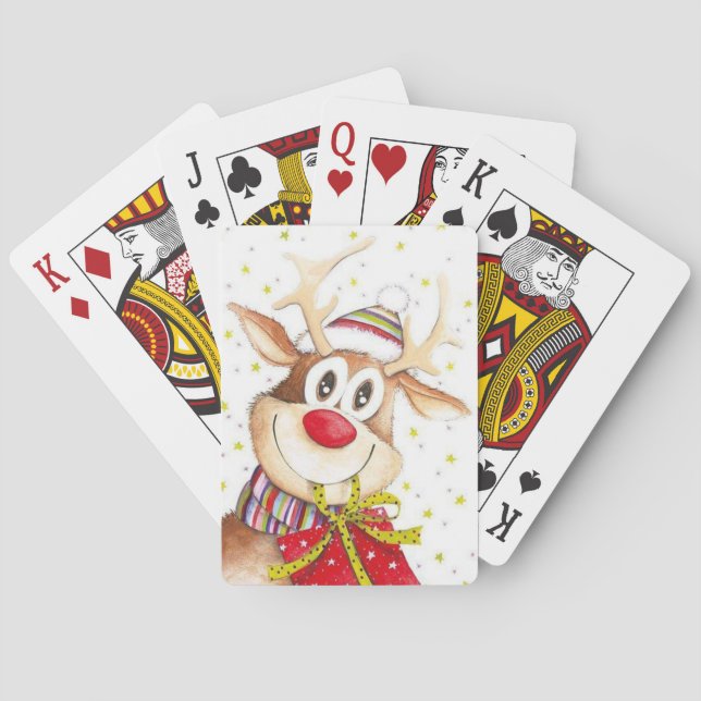 Julrenar Casinokort (Baksidan)