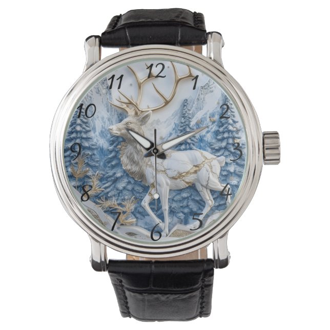 Julrenar Glädje Dekoration Armbandsur (Framsida)