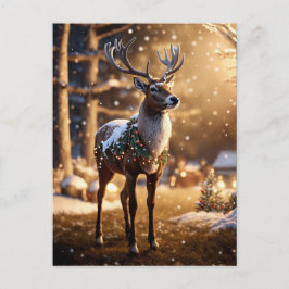 Julrenar Helg Vykort