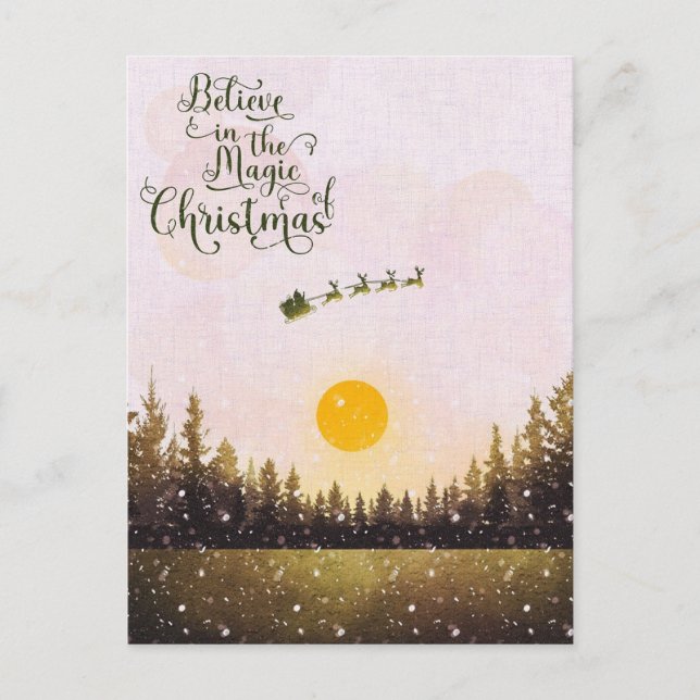 Julrenar Helg Vykort (Framsida)