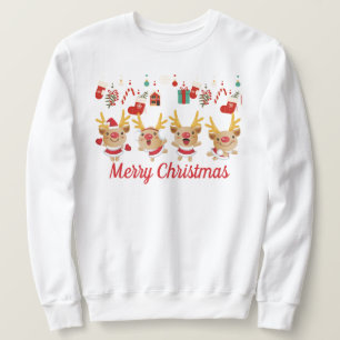 Julrenar Lång Ärmad Tröja