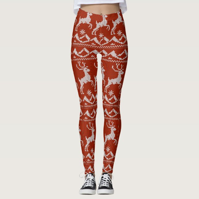 Julrenar Leggings (Framsida)