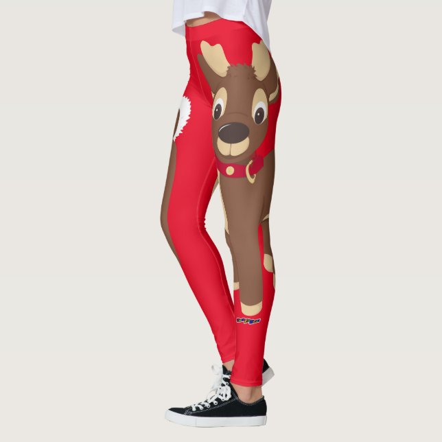 Julrenar Leggings (Vänster)