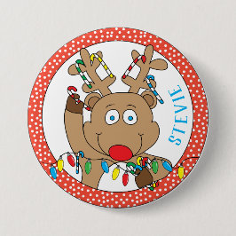 Julrenar Ljus Round Knapp