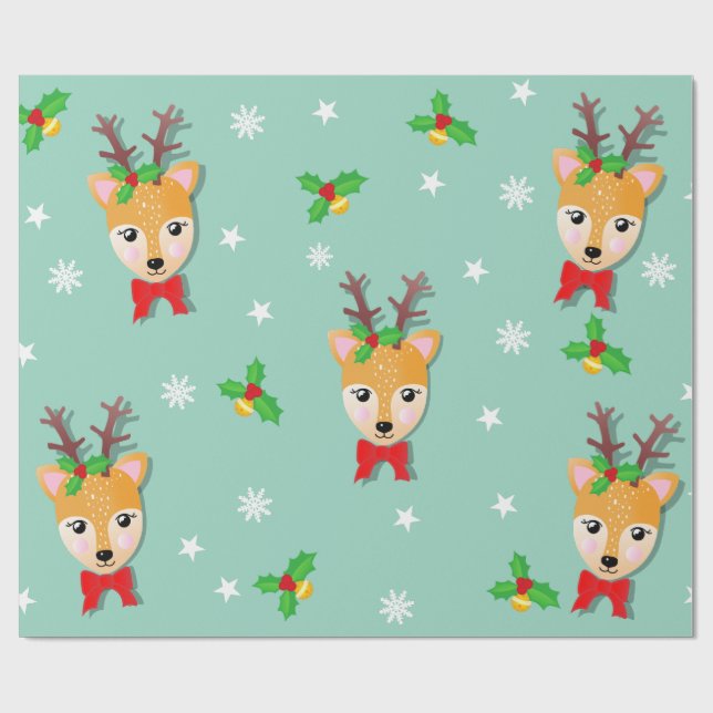 Julrenar Presentpapper (Platt)