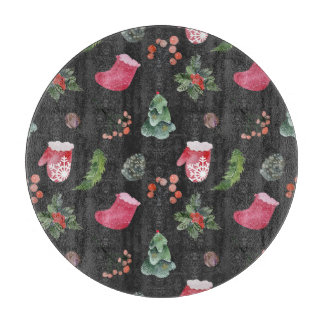 Julrenar: Vattenfärg Sömlös Mönster