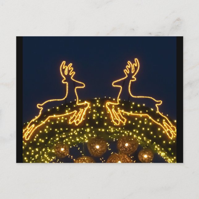 Julrenar Vykort (Framsida)