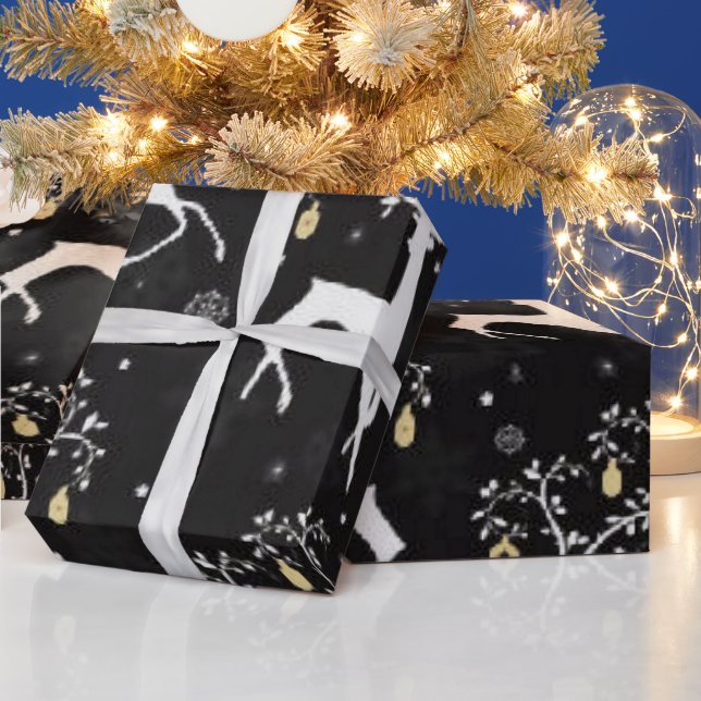 Julrenens Helgdag som omsluter papper Presentpapper (Helgdagar)