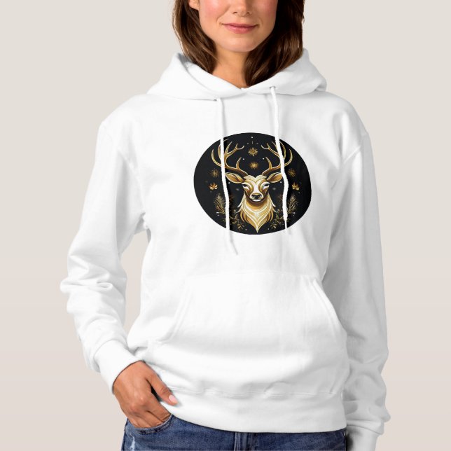 Julrener Hoodie T Shirt (Framsida)