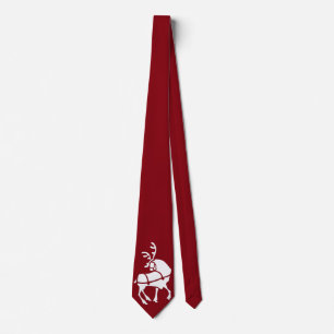 Julrener Tie Anpassningsbar Jul Necktis Slips