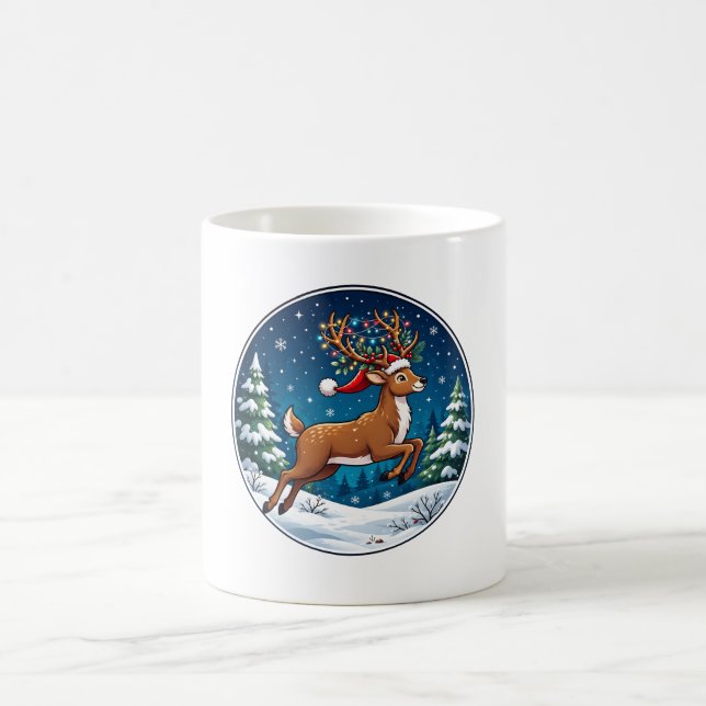 Julrenlyktor Högtidsprydnad Kaffemugg (Center)