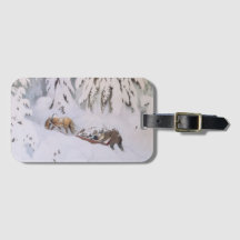 Julresa genom Snö (av Kittelsen)