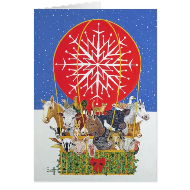 Julresa Hälsningskort (Framsidan)