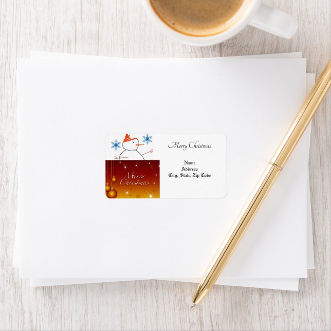 Julretur/ Leveransadress, etikett Adressetikett (Insitu)