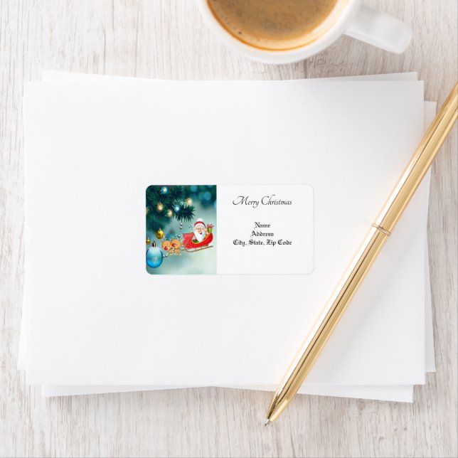 Julretur/ Leveransadress, etikett Adressetikett (Insitu)