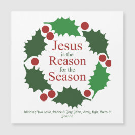 Julring Jesus Anledning Till Säsongen Magnetkort