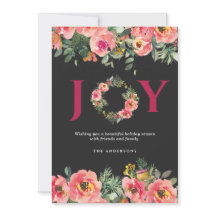 Julröd Glädje Floral Krans Botanisk 