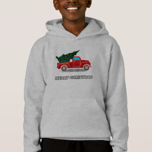 Julröd lastbilsträdpresent för Xmas-semester T Shirt