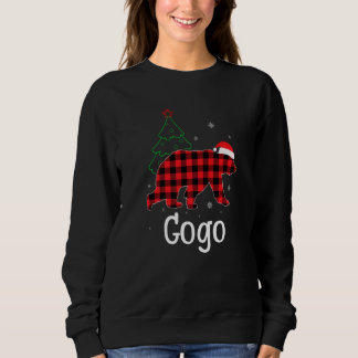 Julröd Plaid Gogo Björn Fula Jultröja T Shirt