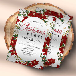 JulRöda blommor, Julfest Inbjudan