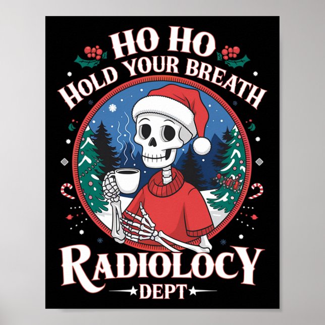 Julröntgen Teknisk Skelett Röntgen Teknisk Ct Mri Poster (Framsidan)