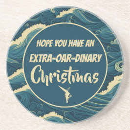 Julrosa roligt underlägg