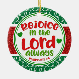 Julrösten i Lord Always Philippians Julgransprydnad Keramik