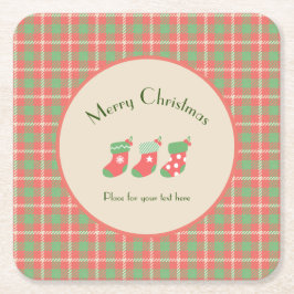 Julrött-baserat Play Underlägg Papper