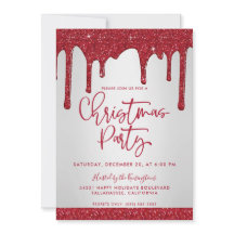 Julrött Glitter-drivrutiner jul Party