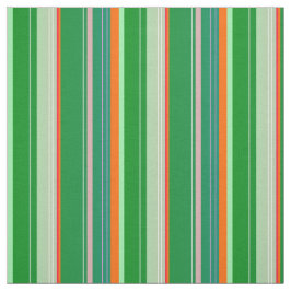 Julrött grönt i linjer mönster tyg