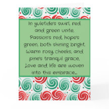 Julrött, Grönt och vitt