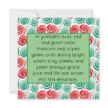 Julrött, Grönt och vitt