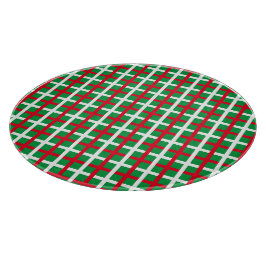 Julrött grönt vit fyrkant mönster helgdag