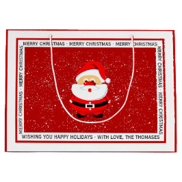 Julrött, grym, vismisk Jultomten